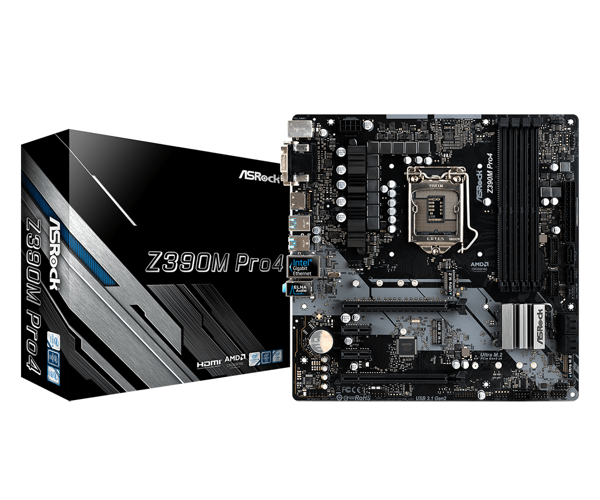 Asrock Z390M Pro4 - Motherboard Specifications On MotherboardDB